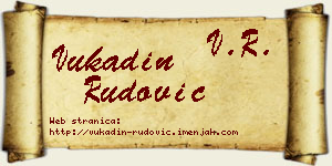 Vukadin Rudović vizit kartica